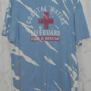 Reverse tie dye Coastal Waters t-shirt